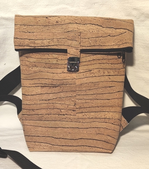 Abbildung: Rolltop Rucksack klein Zebra  &ndash; Ansicht 1